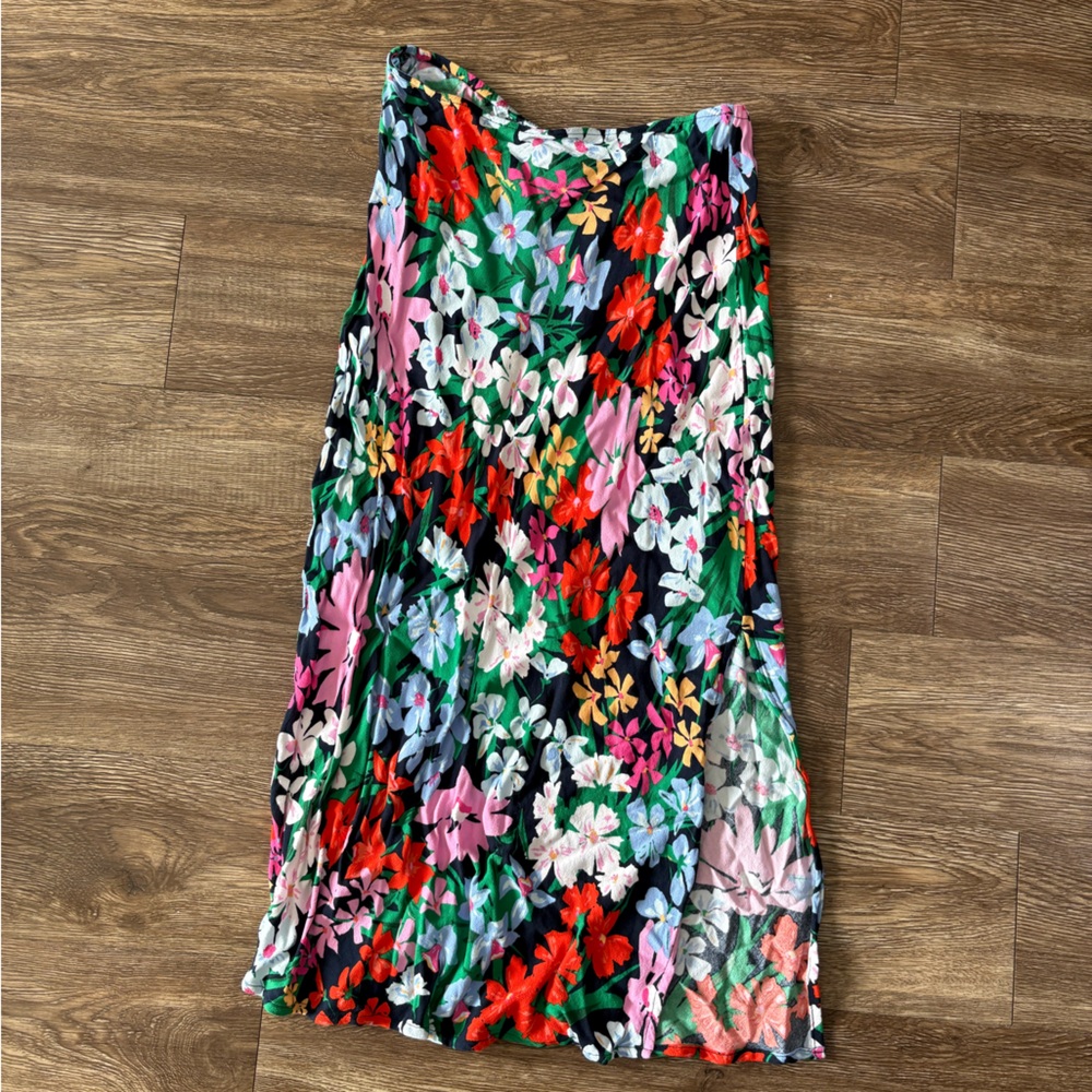 Old Navy Colorful Floral Skirt
